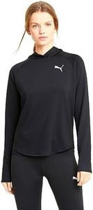 PUMA Women's Active Hoodie, Black, L