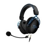 HyperX Cloud Alpha S Wired On Ear Headphones with Mic (Blue)