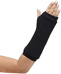 CastCoverz! Designer Arm Cast Cover - Black - Large Short: 13" Length X 13" Circumference - Removable and Washable - Made in USA