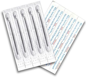 BodyJewelryOnline LionGothic Sealed Body Piercing Needles, 100% Sterilized [25 Pieces Set], 10 Gauge Thickness, Stainless Surgical Steel, Hypoallergenic, Nickel-Free, User Friendly