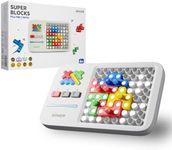 GiiKER Super Blocks Pattern Matching Puzzle Games, Original 1000+ Challenges Brain Teaser Toys for Kids & Teens, Easter Basket Stuffers Birthday Gifts for Boys Girls, Travel Games for Road Trips