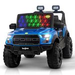 Baybee Bronco 4×4 Battery Operated Jeep for Kids, Ride on Toy Kids Car with RGB Windshield Light & Music | Baby Big Battery Car | Electric Jeep Car for Kids to Drive 3 to 8 Years (Painted Blue)