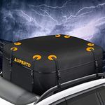 Car Roof Bag, 15 Cubic Feet (425L) Waterproof Rooftop Cargo Carrier, Car Top Carrier Roof Bag for Traveling, Cars, Vans, SUVs - 95x95x46cm (Black)