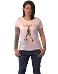 Yungblud T Shirt Strawberry Lipstick Logo Official Womens Skinny Fit White M