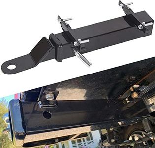 ECOTRIC Universal Golf Cart Trailer Hitch w/2" Receiver for Step on Back Compatible with Club Car EZGO Yamaha Trailer Hitch, Golf Cart Hitch