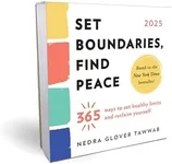 2025 Set Boundaries, Find Peace Boxed Calendar: 365 Ways to Set Healthy Limits and Reclaim Yourself