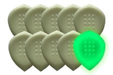 Acoustik Attak STEALTH Glow In The Dark Guitar Pick - Small Beveled Guitar Picks, Unique Tone (10 Pack)