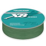 TRUSCEND X8 Braided Fishing Line, Durable and Valuable Braid PE Line for Professionals, More Thinner More Smoother Performance for Casting Well, Must-Have Freshwater Fishing Gear, Fishing Gift for Men