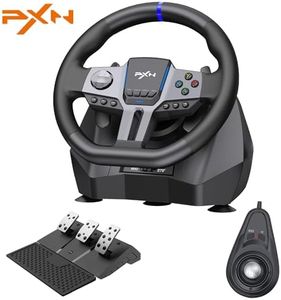 PXN Gaming Steering Wheel - V9 GEN2 Xbox Racing Wheel 270/900° Car Simulation with Pedal and Shifter, Paddle Shifters Driving Wheel for PC, PS4, Xbox One, Xbox Series X|S, Switch