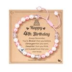 FYUKISS 4 Year Old Girl Birthday Gifts, Birthday Gifts for 4 Year Old Girls Jewelry Bracelets Gift