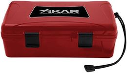 Xikar 10ct Travel Humidor - Red