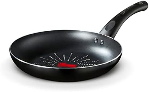 Tower T700302 SmartStart Classic 30cm Aluminium Frying Pan with Easy Clean Aeroglide Non-Stick, Oven Safe, Long Lasting, PFOA Free, Black
