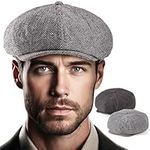 LADYBRO 2 Pack 8-Panel Newsboy Hats