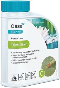 Oase 43140 AquaActiv PondClear Teichklärer 500 ml - Teichpflege | Sofortwirkung | bindet Schwebealgen | gegen nicht filtrierbare Verunreinigungen im (Schwimm-, Koi-) Teich