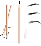 2Pcs Waterproof Wooden Eyebrow Penc