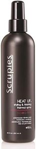 Scruples Heat Up Styling Spray - Hair Heat Protectant with Control, Hold and Texture - Lightweight, Water Soluble Formula (8.5 oz)