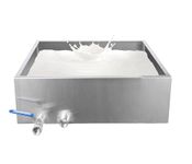 Marada Maple Syrup Evaporator Pan 304 Stainless Steel with a Valve Two interfaces Maple Syrup Boiling Pan (24"L x 24" W x 10" H)