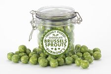 Chocolate Brussel Sprouts Novelty Christmas Gift Jar - Stocking Filler Exclusive To Burmont’s