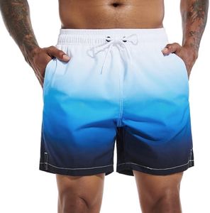 SILKWORLD Mens Swim Trunks Quick Dry Bathing Suits Shorts with Zipper Pockets, MQ18_Zip_P9, Large