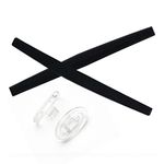 PapaViva Replacement Rubber Kits for Oakley Wiretap - Black
