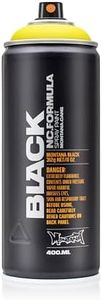 Montana Can Black Spray Paint, True Yellow, 400 ml