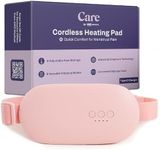 Heating Pad for Cramps | Period Heating Pad for Cramps, Cordless Menstrual Heating Pad with 4 Temperature Levels, 5 Vibration Settings, Portable, Fast Heating, Auto Shut-Off, Large Battery Capacity