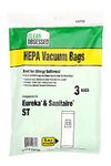 Clean Obsessed H-10 HEPA Bags Fits Eureka & Sanitaire Type ST (3 Bag Pack)