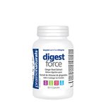 Prairie Naturals Digest Force with Activated Coconut Charcoal & Ginger Root Extract VCaps - 60 Count