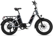 Fucare Electric Bike for Adults 48V 30AH Dual Battery 120-200KM Long Range Ebikes for Adults,400lbs Capacity,1200W 52KM/H,20''×4.0'' Fat Tire,Hydraulic Brakes (Gemini (Step-Through), Graphite Grey)
