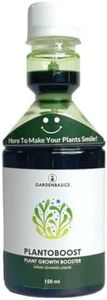 GARDENBASICS Seaweed Liquid Fertilizer For Plants - Plant Growth Supplement Liquid | PlantoBoost - Green Seaweed Liquid For Indoor & Outdoor Use | Growth Booster For Home Garden (150 ML)