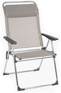 Lafuma Alu Cham XL Outdoor Armchair (Ocean Blue) Adjustable 5-Position Reclining Patio & Camping Chair