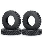 AXspeed 22mm RC Rubber Wheel Tyres Wheel Tires for 1: 14 Tamiya Trailer Tractor Truck Crawler Car (22mm)