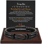 Gifts for Men Leather Bracelet Brow