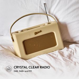 Roberts Revival RD70 Digital Radio – FM/DAB/DAB+, Bluetooth, Pastel Cream