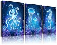 blue Ocean Life Theme Canvas Prints