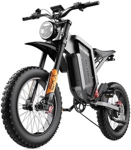 EKXBIKE X21 Electric Bike for Adults 2000W 35AH Samsung Battery Mountain Moped Mens Electric Dirt Bike, 30MPH, 7-Speed, Hydraulic Oil Brake, 20" Off Road Tyre Electric Motorcycle for Adult