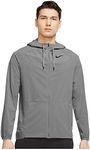Nike Men's Pro Dri-fit Flex Vent Max Jacket, Particle Grey/Iron Grey/Black, XXL