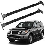 FINDAUTO Roof Rack Cross Bar for Nissan Pathfinder 2005-2012 (Only for Models with Existing Roof Rails) Aluminum Crossbar for Luggage Kayak Bike Cargo Carrier 150LBS/Black