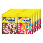 LuvIt. Smackers Fruit And Chocolate Flavoured Lollipops | Surprise Toy For Kids | Big Stick Lollipops | Pack Of 12-96G Each, 1152 grams