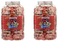 Choostix Biskies Real Beef Dog Treat, Buffalo, 1 kg (Pack of 2)