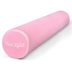 Yes4All EVA Foam Roller/Back Roller – High Density Foam Rollers, Foam Roller for Exercise & Flexibility (Pink, 36 inch)