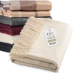 Velanio Cashmere 100% Cashmere Thro