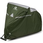 YardStash Bike Cover – Reflective Bicycle Covers for Outside Storage - Waterproof & Weatherproof Garden Tarp Shelters for Bikes, Trikes, 29ers, and Electric Bicycles