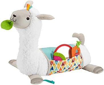 Fisher-Price Llama crece conmigo, cojín juguete sensorial para bebé recién nacido (Mattel GLK39)