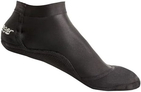 Seavenger SeaSnugs Low-Cut Beach Volleyball Socks, Black, X-Large