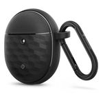 Caseology Parallax for Google Pixel Buds Pro 2 Case (2024), for Buds Pro Case (2022) [Carabiner Included] - Matte Black