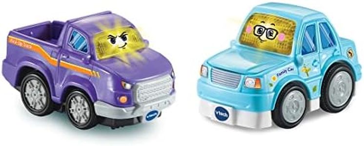 VTech Toot-Toot Drivers 2 Car Everyday Pack with Pick-up Truck and Family Car| Interactive Toddlers Toy for Pretend Play, Lights & Sounds | For Boys & Girls 12 Months, 2, 3, 4 + Years, English Version