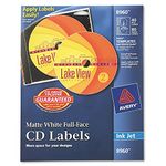 Avery CD Labels, White Matte, 40 CD Labels and 80 Spine Labels (8960)