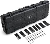 WD-II Rifle Case, 54 Inch Hard Gun Case with Wheels 115L Large Capacity | Waterproof Hard Case, 8-Latch Lockable Storage Box for Rifles, Shotguns & Gear, Heavy-Duty Rolling Transport Case