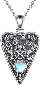 YFN Collana Ouija Argento Sterling Ciondolo Ouija Board Gioielli Gotico Strega Regalo per Donna Uomo